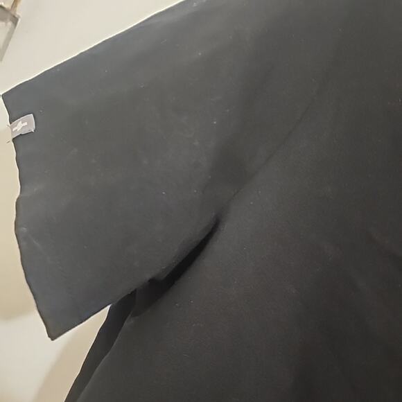 Figs Scrub Top Womens Size Small Black Front Pocket Medical Ladie Nurse Wear - Picture 5 of 6